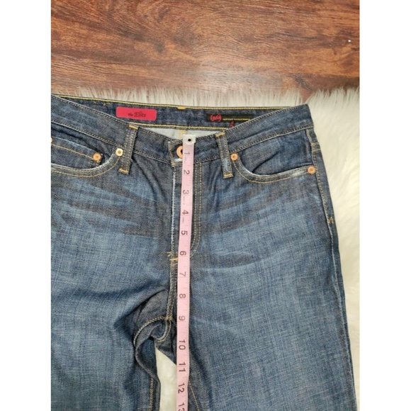 AG Adriano Goldschmied Mid Rise 90s Flare Leg Jeans Dark Denim Blue Y2K Size 27 - Picture 11 of 13